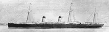 'The S.S. "Teutonic" Fastest across the Atlantic Westwards and Eastwards 1891. Creator: Unknown