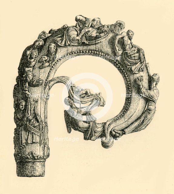 The St Nicholas Crozier, mid 12th century, (1881).  Creator: A A Bradbury.
