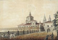 The St. Andronik Monastery in Moscow, 1780s. Artist: Camporesi, Francesco (1747-1831)