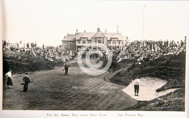 "The St Annes Old Links golf club. The famous ninth." Creator: Unknown.