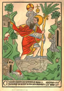 The St. Christopher of 1423 Creator: Unknown