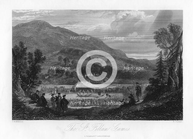 'The St Fillan Games', Scotland, 19th century(?).Artist: W Forrest