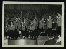 The Stan Kenton Orchestra in concert, 1956. Creator: Denis Williams