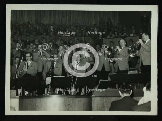 The Stan Kenton Orchestra in concert, 1956. Creator: Denis Williams.