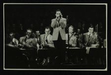 The Stan Kenton Orchestra in concert, 1956. Creator: Denis Williams