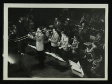 The Stan Kenton Orchestra in concert, 1956. Creator: Denis Williams