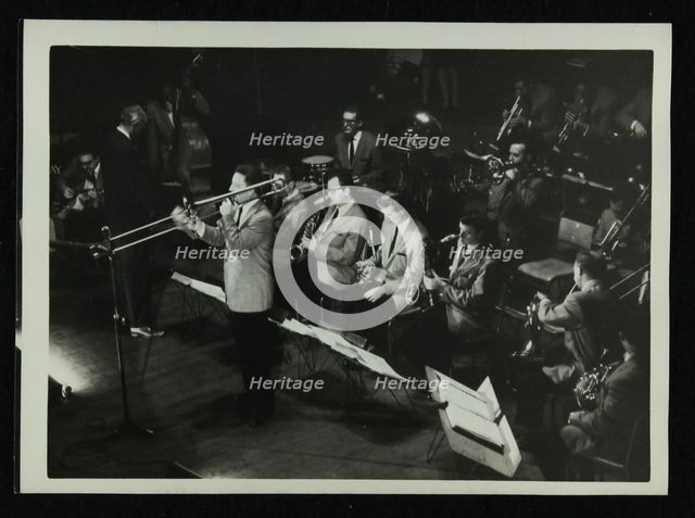 The Stan Kenton Orchestra in concert, 1956. Creator: Denis Williams.