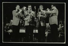 The Stan Kenton Orchestra in concert, 1956. Creator: Denis Williams