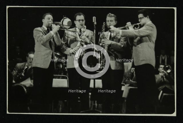 The Stan Kenton Orchestra in concert, 1956. Creator: Denis Williams.