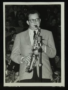 The Stan Kenton Orchestra in concert, 1956. Creator: Denis Williams