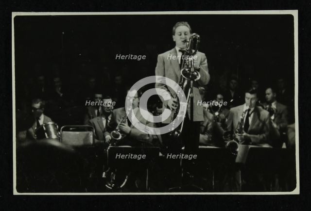 The Stan Kenton Orchestra in concert, 1956. Creator: Denis Williams.