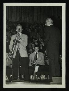 The Stan Kenton Orchestra in concert, 1956. Creator: Denis Williams