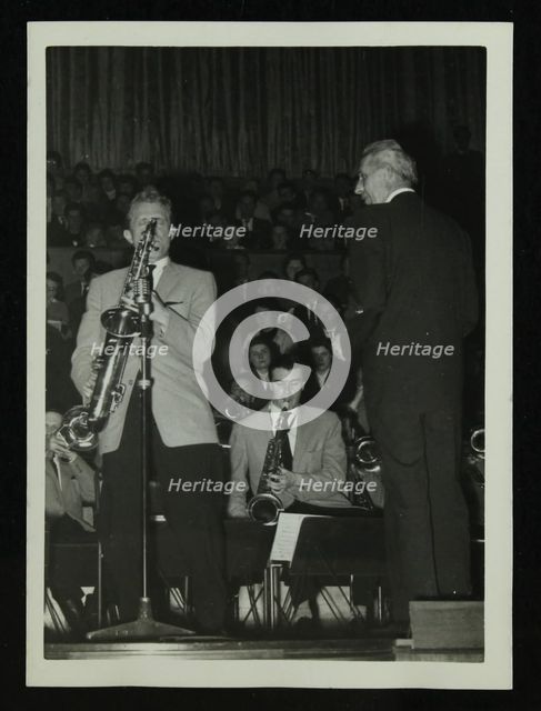 The Stan Kenton Orchestra in concert, 1956. Creator: Denis Williams.