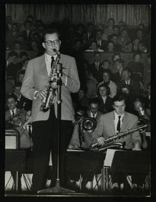 The Stan Kenton Orchestra in concert, 1956. Creator: Denis Williams
