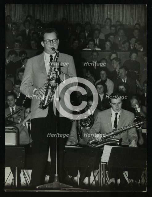 The Stan Kenton Orchestra in concert, 1956. Creator: Denis Williams.