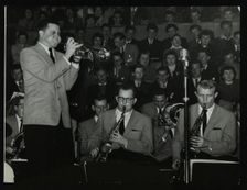 The Stan Kenton Orchestra in concert, 1956. Creator: Denis Williams