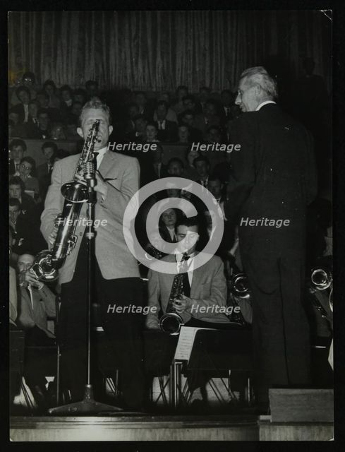 The Stan Kenton Orchestra in concert, 1956. Creator: Denis Williams.