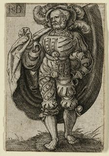 The Standard-Bearer, 1520/69. Creator: Jacob Binck
