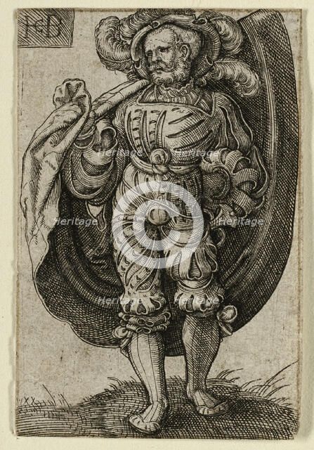 The Standard-Bearer, 1520/69. Creator: Jacob Binck.