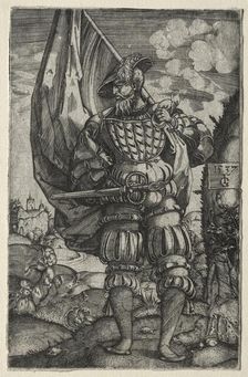The Standard-Bearer, 1537. Creator: Master F. G. (German)