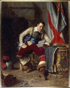 The Standard Bearer 1903. Artist: John Seymour Lucas