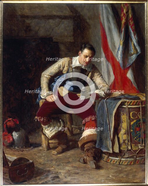 'The Standard Bearer', 1903. Artist: John Seymour Lucas