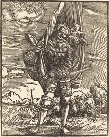 The Standard Bearer, c. 1516/1518. Creator: Albrecht Altdorfer