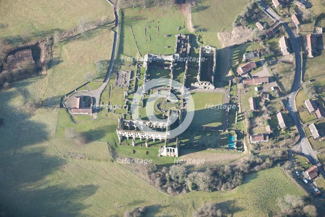 The standing remains of the Rievaulx Abbey, Cistercian monastery, North Yorkshire, 2015. Creator: Historic England.
