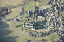 The standing remains of the Rievaulx Abbey, Cistercian monastery, North Yorkshire, 2015. Creator: Historic England