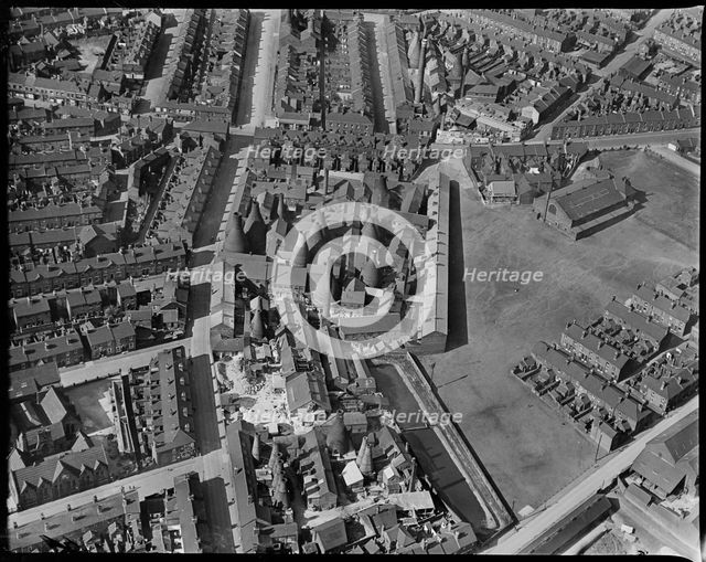 The Stanley and Crown  Potteries, Burslem, Staffordshire, c1930s. Creator: Arthur William Hobart.