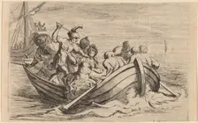 The Stabbing of Pompey, 1634. Creator: Willem Basse