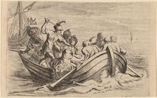 The Stabbing of Pompey, 1634. Creator: Willem Basse