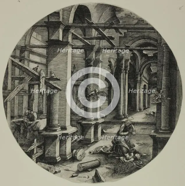 The Stable in Bethlehem, c. 1520–40. Creator: Jean de Gourmont.