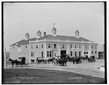 The Stable, Poland Spring Hotel, South Poland, Maine, c1900. Creator: Unknown
