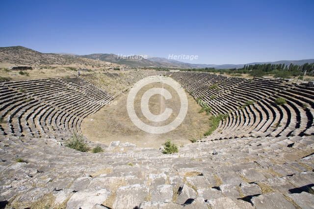 The stadium at Aphrodisias, Turkey. Artist: Samuel Magal