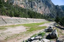 The stadium at Delphi, Greece. Creator: Samuel Magal