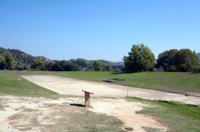 The stadium at Olympia, Greece. Creator: Samuel Magal