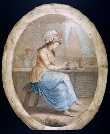 The Staffordshire Girl late 18th-early 19th century. Artist: WN Gardner