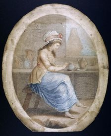 The Staffordshire Girl late 18th-early 19th century. Artist: WN Gardner