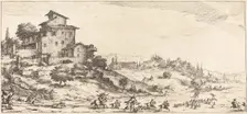 The Stag Hunt, probably c. 1630. Creator: Jacques Callot