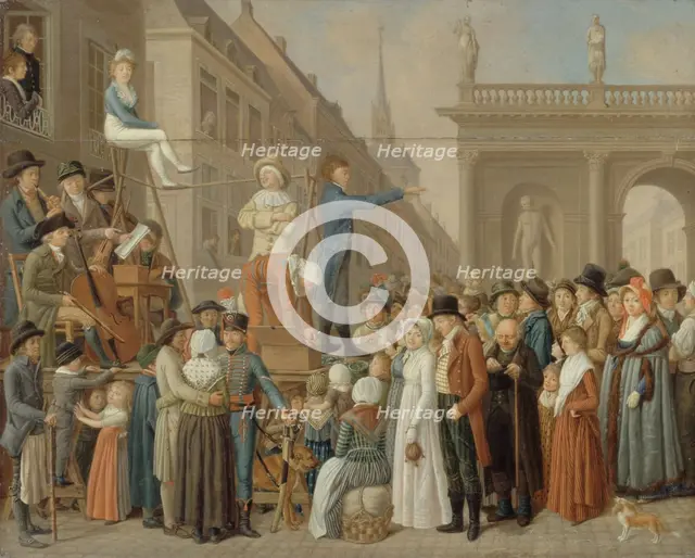 The Stage, between 1800 and 1805. Creators: Louis Leopold Boilly, German school, Philibert Louis Debucourt.