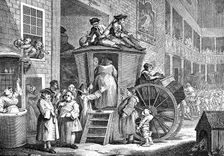 The Stage Coach or Country Inn Yard 1747. Artist: William Hogarth