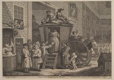 The Stage Coach, or The Country Inn Yard, 1747. Creator: William Hogarth
