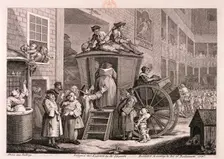 The stage-coach or the country inn yard 1747. Artist: William Hogarth