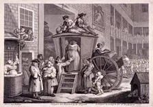 The stage-coach, or the country inn yard 1747. Artist: William Hogarth