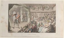 The Stage. George Primrose as "Horatio," from "The Vicar of Wakefield", May 1, 1817., May 1, 1817. Creator: Thomas Rowlandson