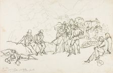 The Stagecoach Holdup, n.d. Creator: Bartolomeo Pinelli