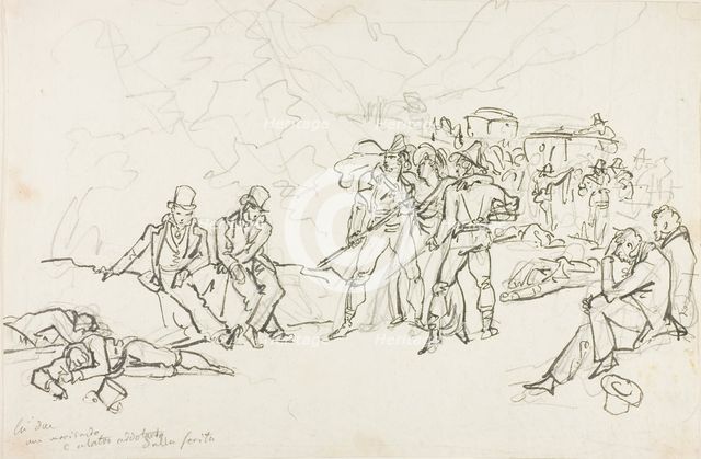 The Stagecoach Holdup, n.d. Creator: Bartolomeo Pinelli.