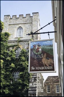 The Stagecoach Public House, Castle Green, Taunton, Somerset, 1978. Creator: Dorothy Chapman