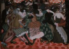 The Stagnation (The modern dance), 1913. Artist: Grigoriev, Boris Dmitryevich (1886-1939)